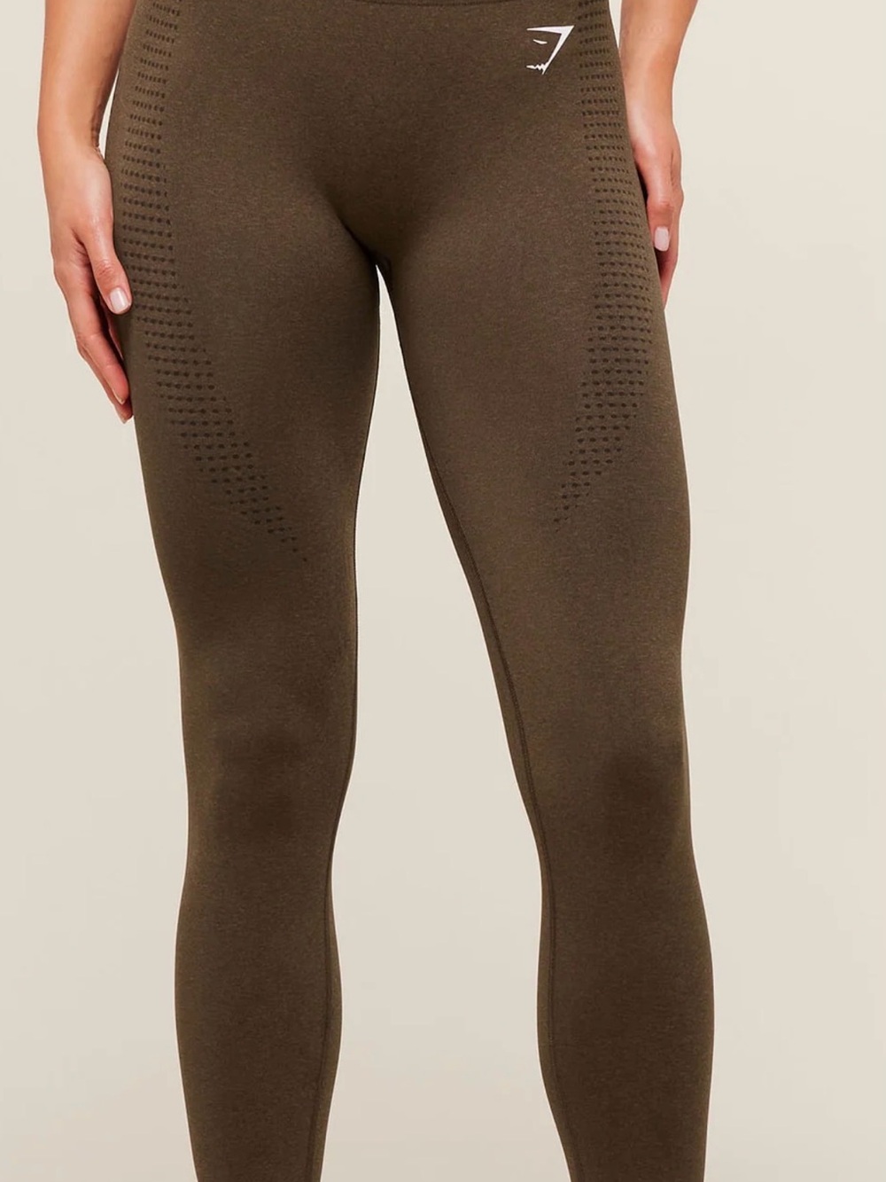 Gymshark Seamless High-Waist Leggings - espresso